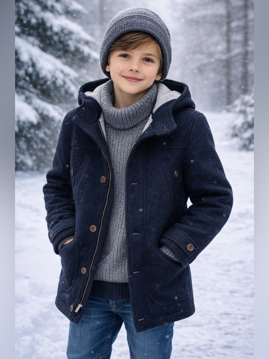 Jack Spade Other - Gap Kids x Jack Spade- Boys Navy Pea Coat Size Medium